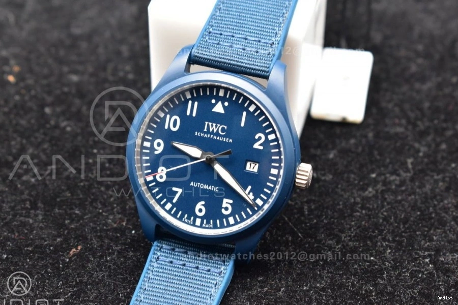 Nylon Edition Blue A2892 Strap Good' Best Pilot Sport of for Blue 'Laureus M+F on Watch Ceramic 0223